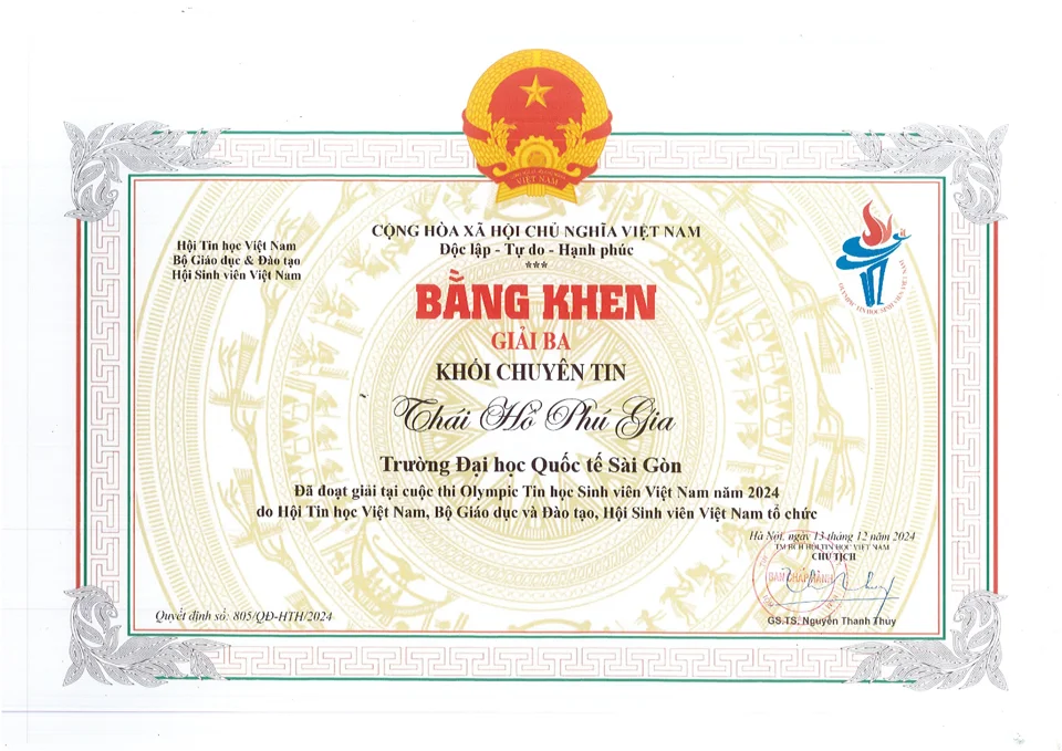Olympic Tin học Sinh viên Việt Nam 2024